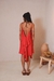 VESTIDO ESPIRAL ÁGUA VIVA VERMELHO - loja online