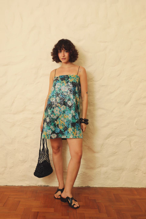 VESTIDO FLORINDO NA NOITE - comprar online