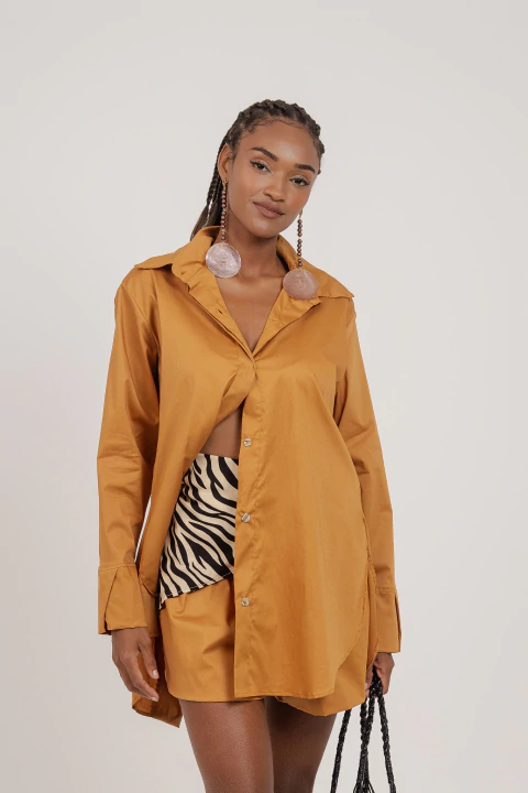 CAMISA LUCCA CARAMELO - comprar online