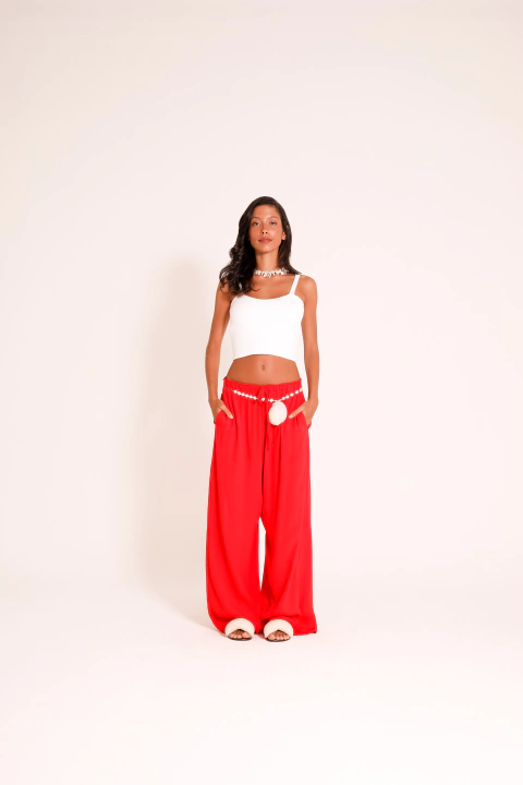 CALÇA AXÉ VERMELHA