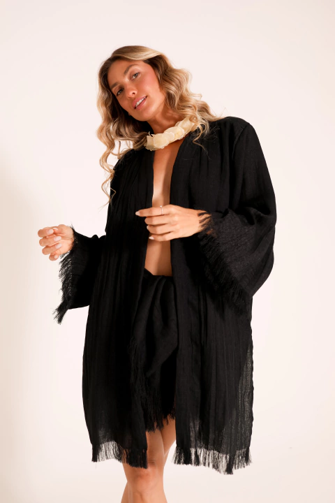 KIMONO BALI PRETO