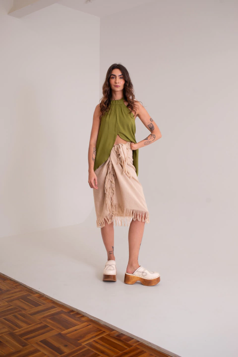 BLUSA ILHABELA VERDE OLIVA