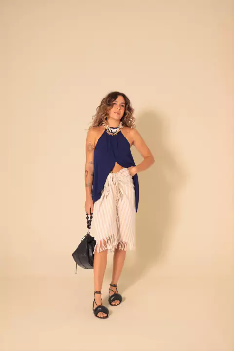 BLUSA ILHABELA AZUL MARINHO