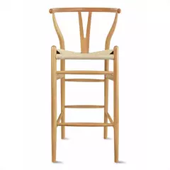 Banqueta en madera Wishbone. 20% OFF en efectivo. en internet