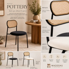 SIN STOCK silla Pottery, 20% de descuento en efectivo!