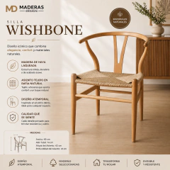 SIN STOCK Silla Wishbone , 20% de descuento en efectivo