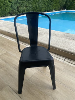 Silla Tolix pack x 8 unidades, fibra de vidrio y polipropileno, alta resistencia. 20% OFF en efectivo. - Maderas Design