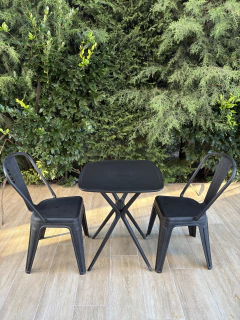 Silla Tolix fibra de vidrio y polipropileno, alta resistencia x 4 unidades. 20% OFF en efectivo. - tienda online