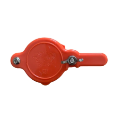 Canilla guillotina plastica 36 mm (anaranjada)