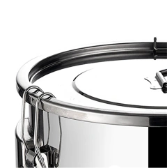 Tanque fraccionador acero inox de 20 lts (25 kg) - APICOLA VAIROLATTI SRL