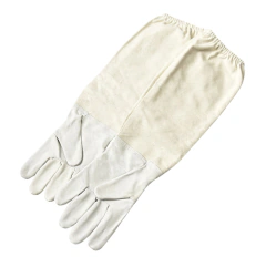 Guantes APICULTOR VAQUETA Blanca Talle XXL
