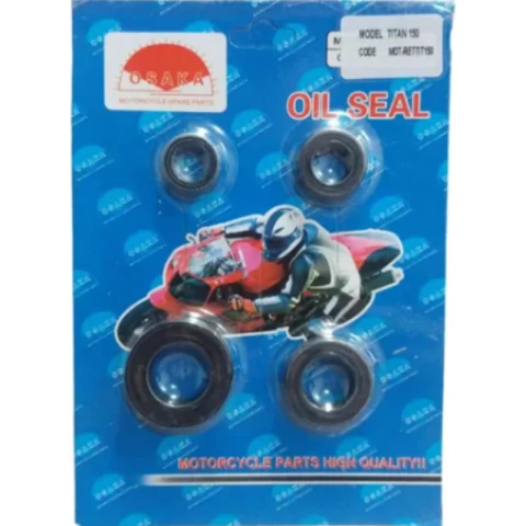 Kit X3 Juego De Juego Retenes De Motor Honda Titan 150 Osaka