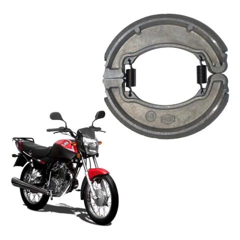 Zapata De Freno Zanella Rx 150 130 Mm Pata Curva Oferta!!