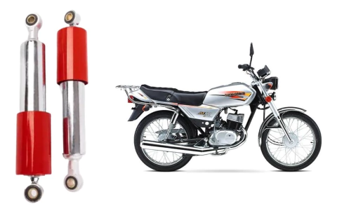Kit X2 Amortiguadores Suzuki Ax 100 Capuchon Rojo Osaka