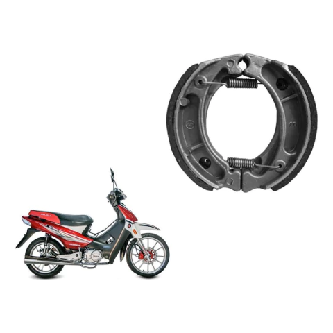 Zapata De Freno Gilera Smash 110mm Resorte Cruzado Oferta!!