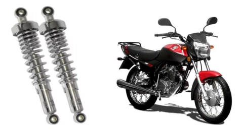 Kit X2 Amortiguadores Zanella Rx 150 Cc Cromados Osaka