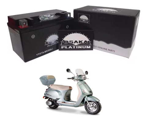 Bateria Ytx7a-bs Blindada Con Gel Corven Milano 150 Osaka