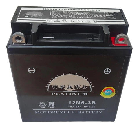 Bateria 12 N 5 3.b Blindada Con Gel Ybr 125 Motos 110 Cc