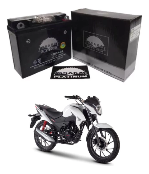 Bateria 12n7a-3a Con Gel Honda Cb Twister 125 Osaka