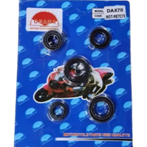 Kit X6 Juego Retenes Suspension Motor Honda Dax 70 Cd 100