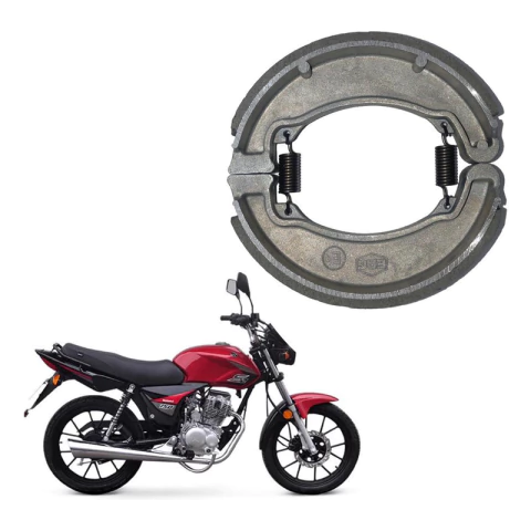 Zapata De Freno Motomel S2 150 130 Mm Pata Curva Oferta!!