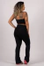 LEG FLARE PRETA - Seja Sua Moda Fitness