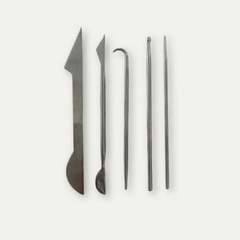 Kit ferramentas para escultura Inox - comprar online