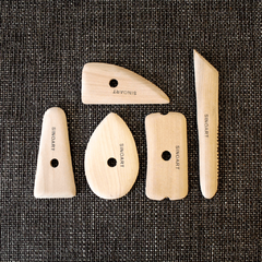 Modeladores de madeira c/5 pçs SFT030