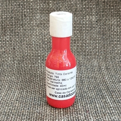 Tinta Corante Vermelho Magenta 766 (baixo esmalte) - 40ml