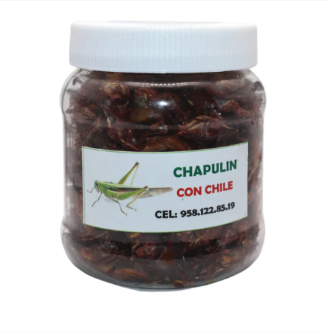 Chapulines de Oaxaca Dorados con Aceite de Oliva