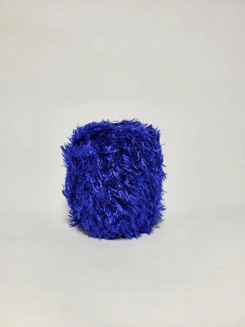 Fio peludinho 100g cor azul - comprar online
