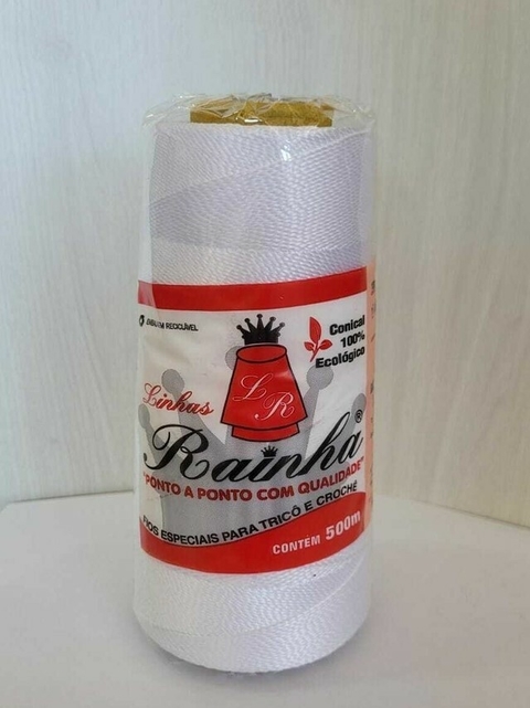 Linha Branco De Tricô Rainha 500m