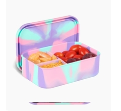LUNCHERA FOOTY SILICONA PLEGABLE COMBINADACON CUCHARA - comprar online