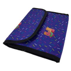 CARTUCHERA PLEGABLE CON 3 COMPARTIMENTOS