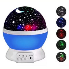 Lampara Proyector Rotativa de Estrellas - comprar online