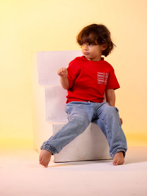 Camiseta Infantil Vermelha