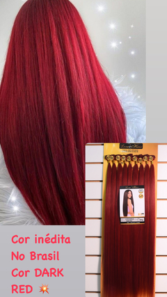 CABELO IMPORTADO VERMELHO DARK RED