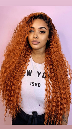 CABELO IMPORTADO E HUMANIZADO RUIVO BRUNA COR 350+1002F+144 - comprar online