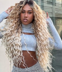 CABELO IMPORTADO LOIRO PLATINADO RAIZ ESFUMADA - BRUNA TT2/613 - comprar online