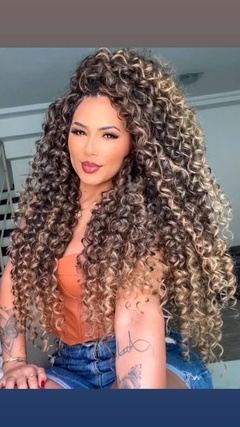 CABELO IMPORTADO E HUMANIZADO BRUNA T1B30/27 pontas MEL - COMPANHIA DOS CABELOS OFICIAL