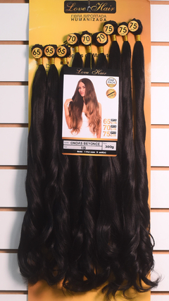 CABELO IMPORTADO ONDAS BEYONCE COR 1B PRETO na internet