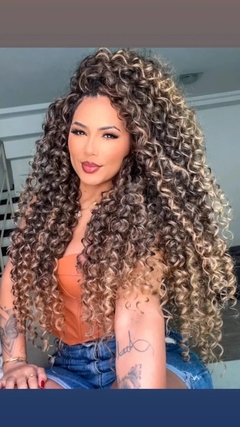 CABELO IMPORTADO E HUMANIZADO BRUNA T1B30/27 pontas MEL