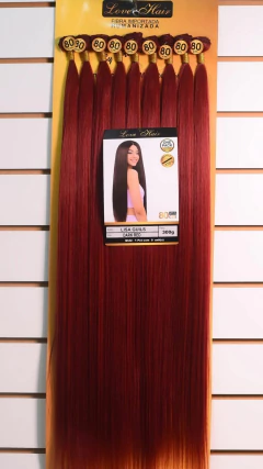 CABELO IMPORTADO 50% HUMAN HAIR DARK RED - comprar online