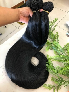 CABELO IMPORTADO LISO PRETO - LISA GUILS 1 B na internet