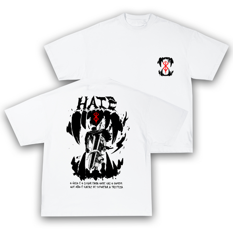 Oversized Branca - Hate