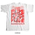 Camiseta Branca - Flame - M4wave