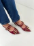 Sapatilha Sling Back Marsala