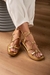 Sandália Feminina Flatform Eva Dourado - comprar online