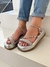 Sandalia Flatform Joy Prata - loja online