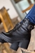 Imagem do Bota Feminina Fivela Preto